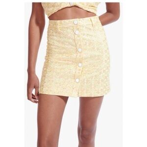 STAUD Vallis mini skirt size 4